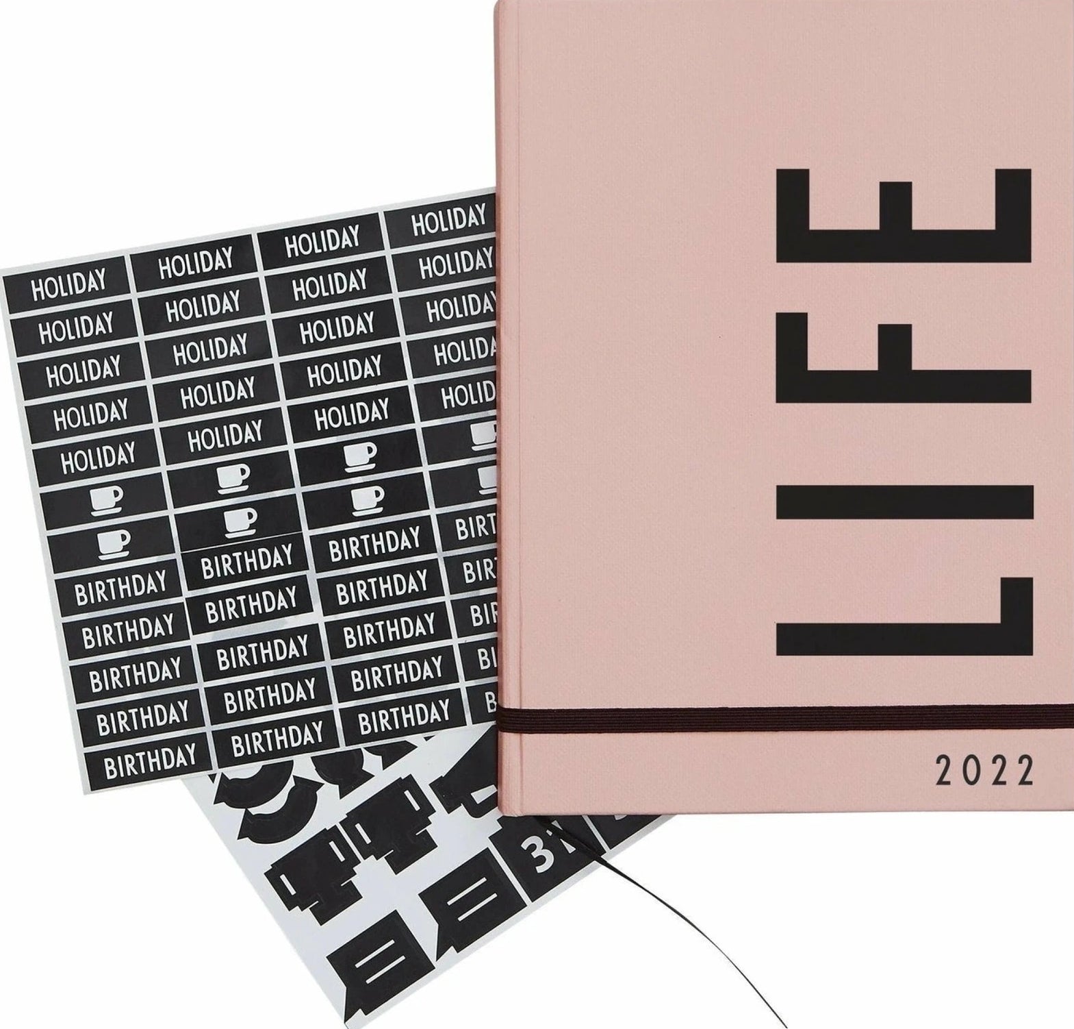 Design Letters Calendar Hardback 2022, Nude
