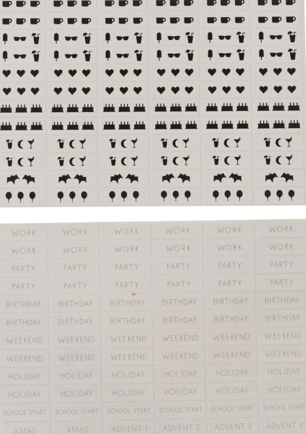 Design Letters Calendar 2023, Cool Gray