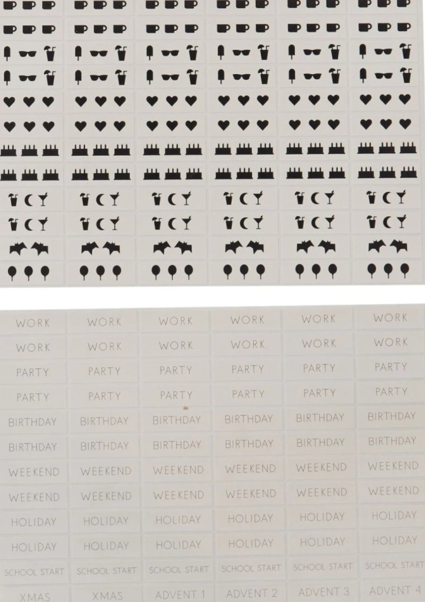 Design Letters Calendar 2023, Cool Gray