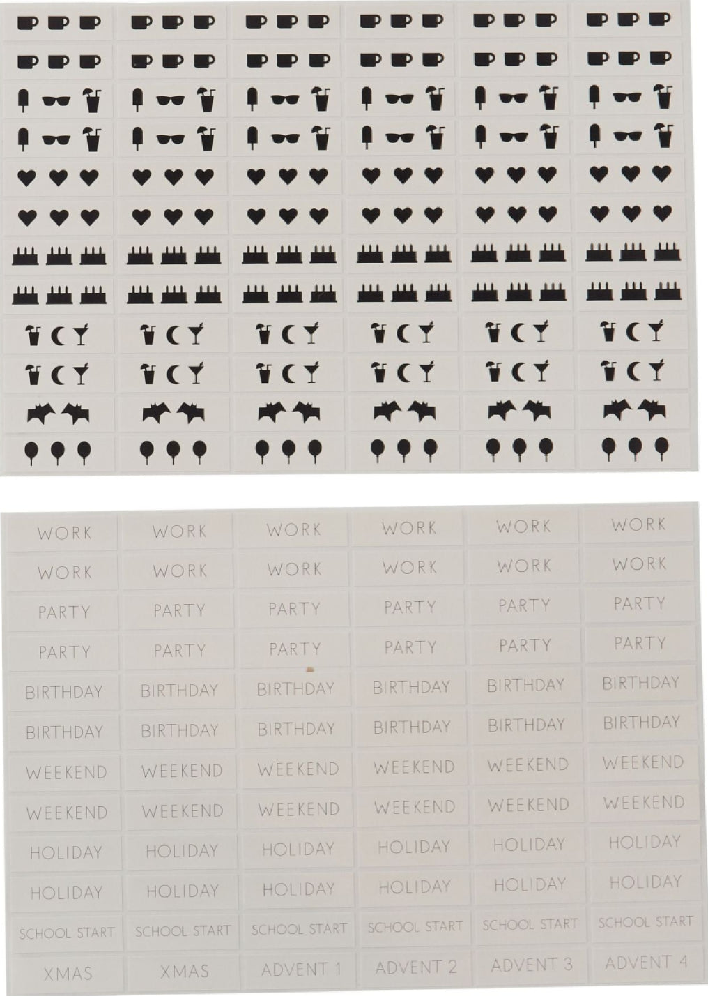 Design Letters Calendar 2023, Cool Gray