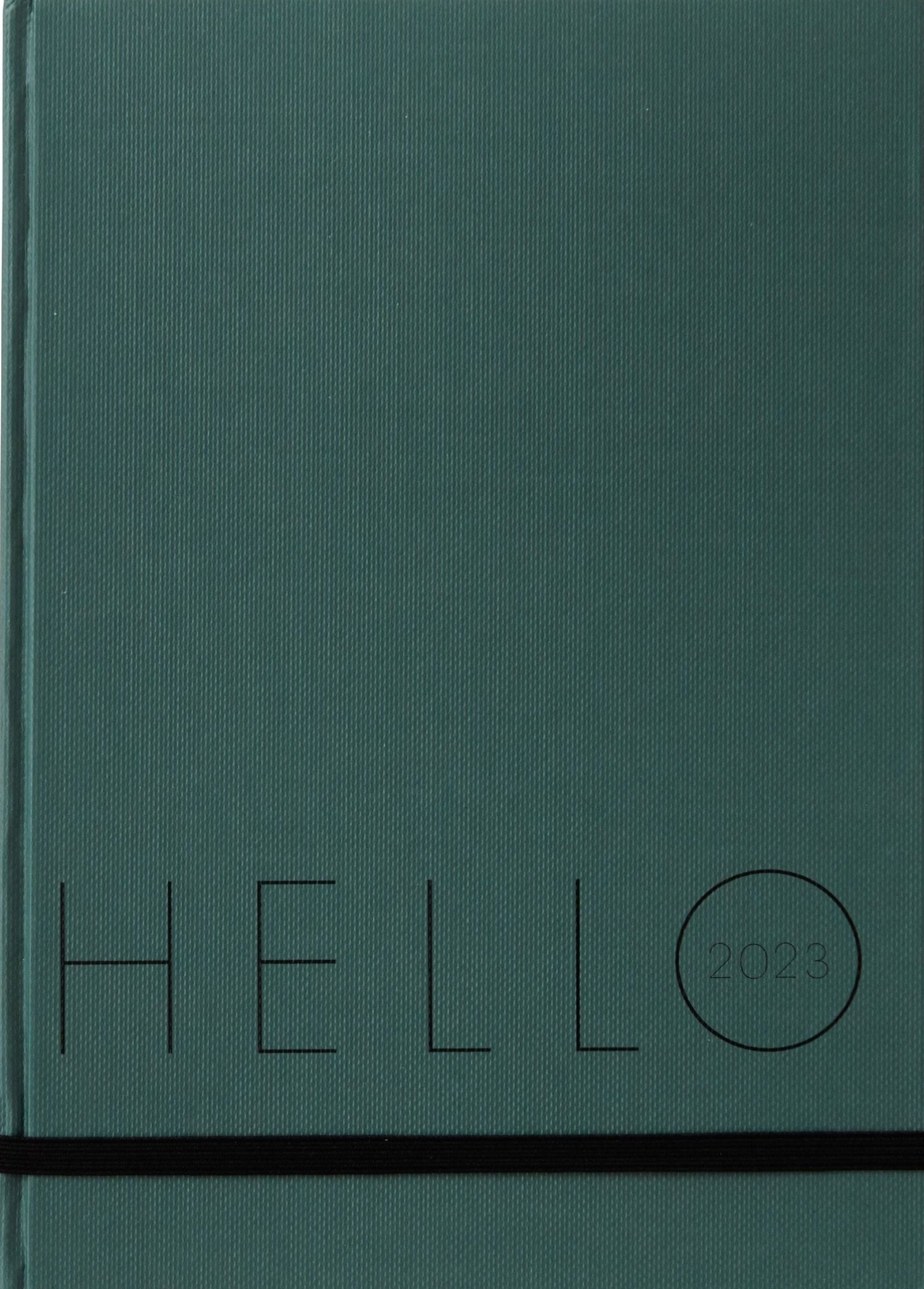 Design Letters Calendar 2023, Myrtle Green