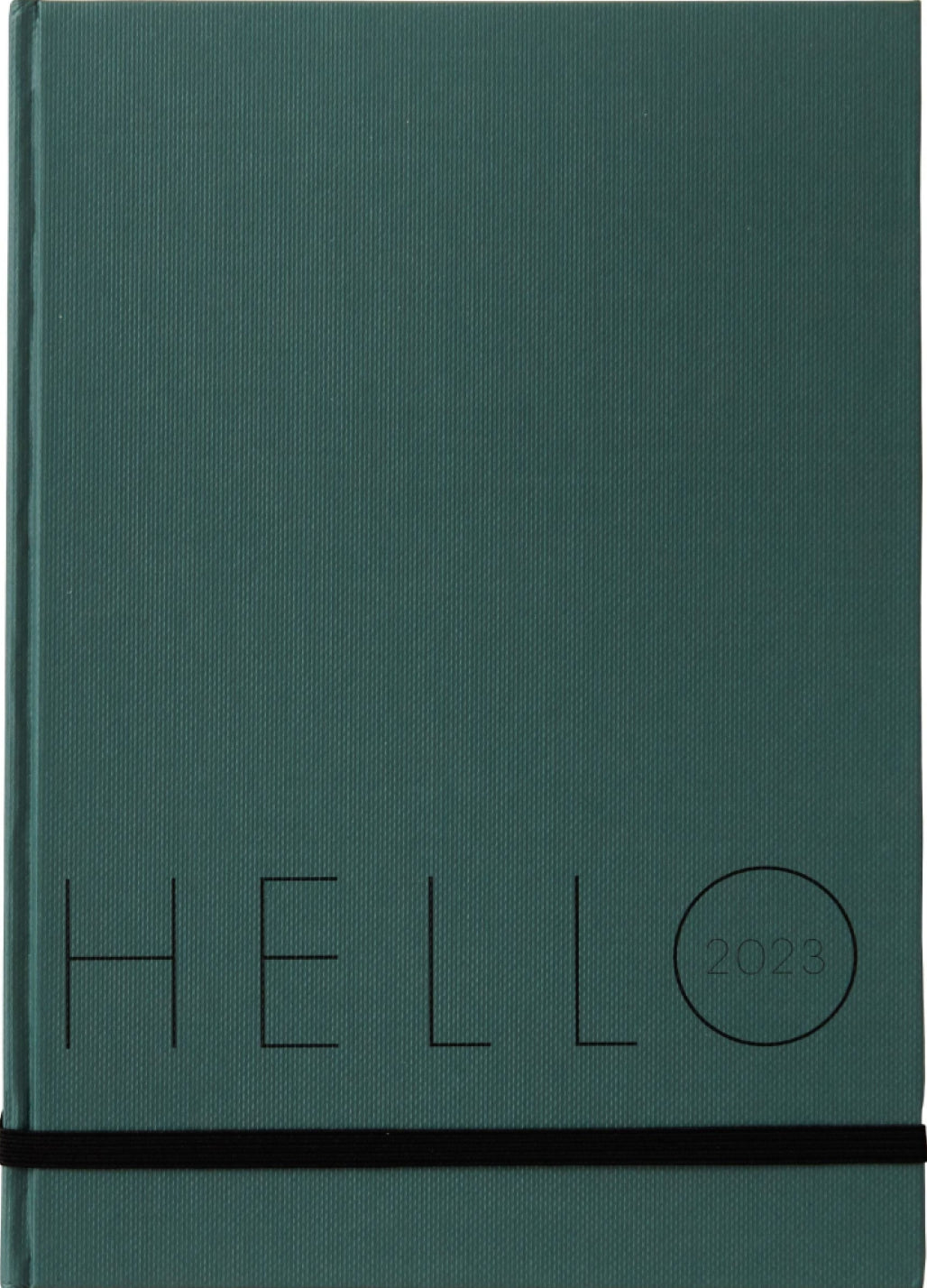 Design Letters Calendar 2023, Myrtle Green