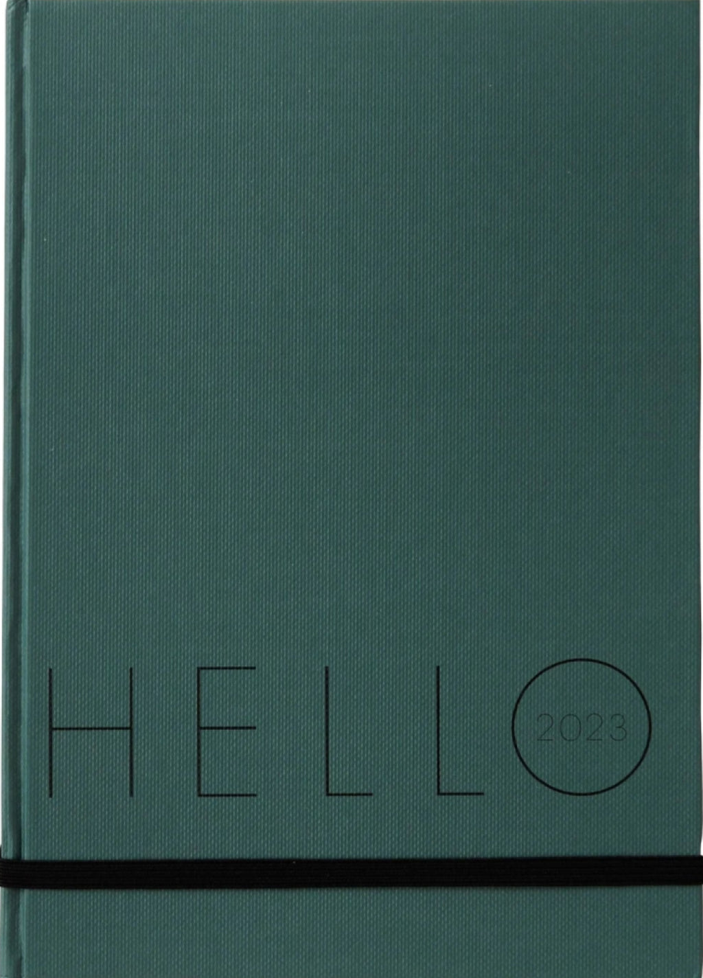 Design Letters Calendar 2023, Myrtle Green