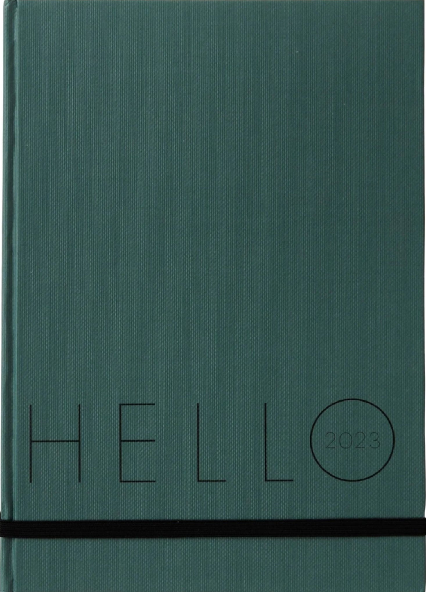 Design Letters Calendar 2023, Myrtle Green