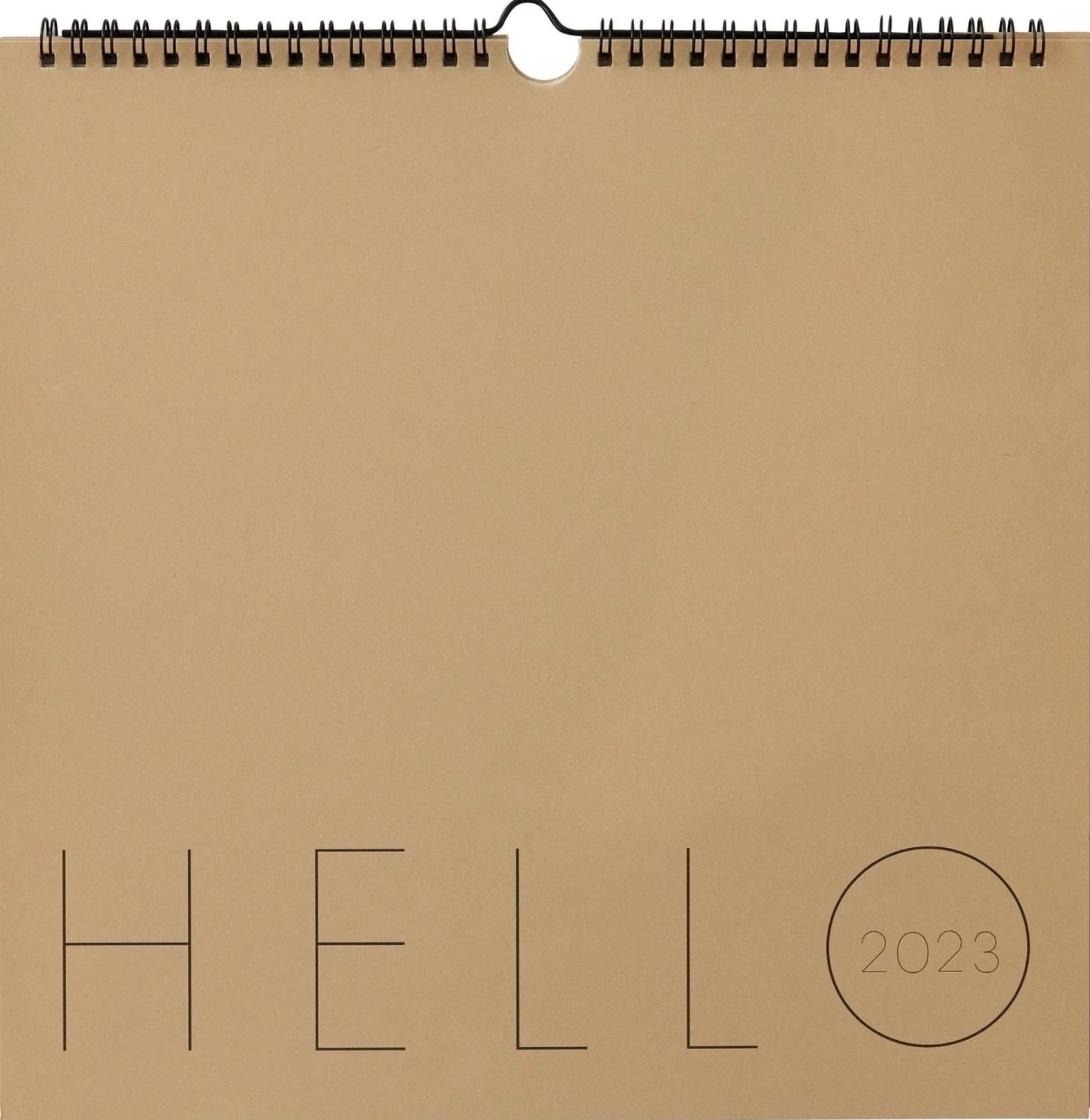 Design Letters Wall Calendar 2023, beige