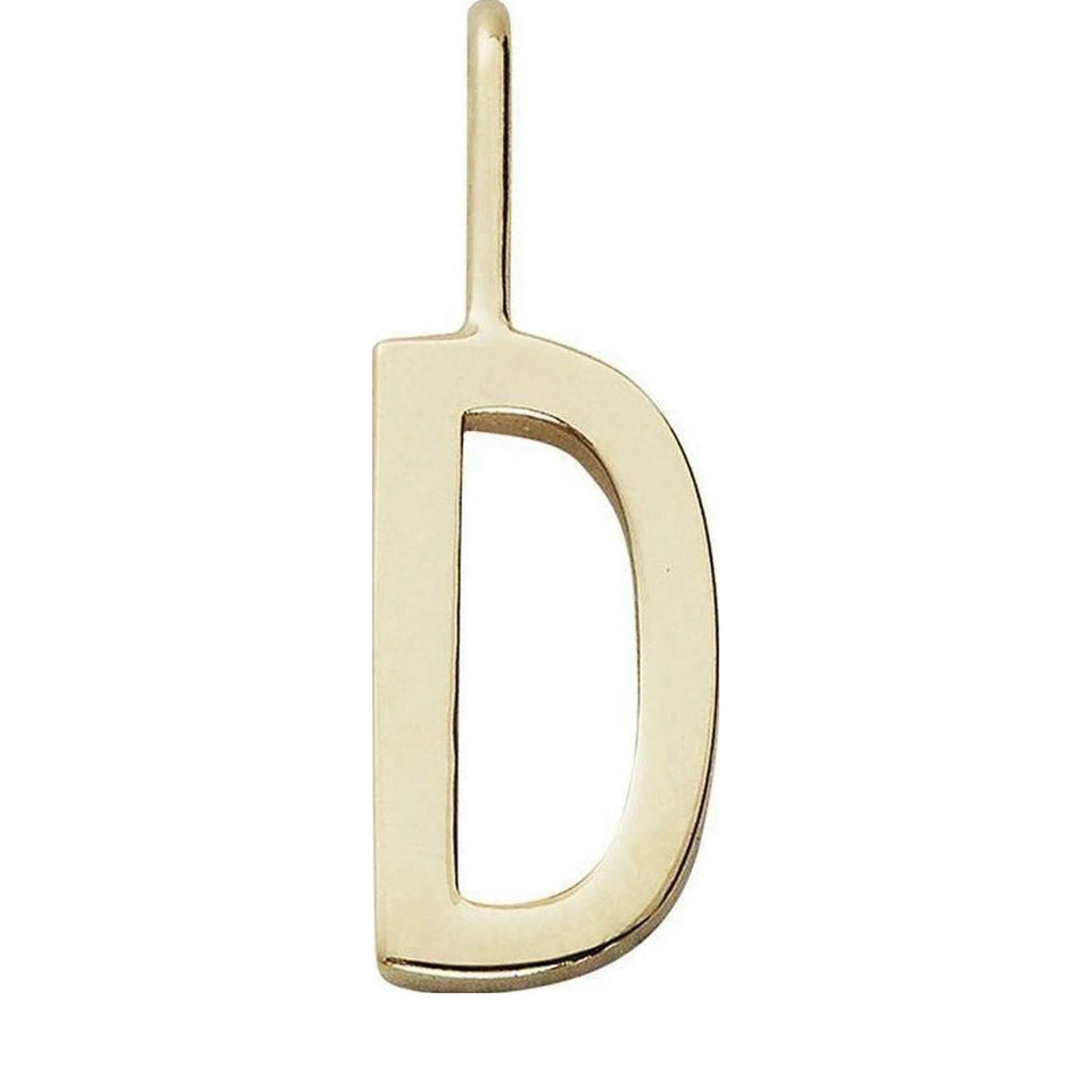 Design Letters Letters Pendant A-Z 30 mm, gold, D