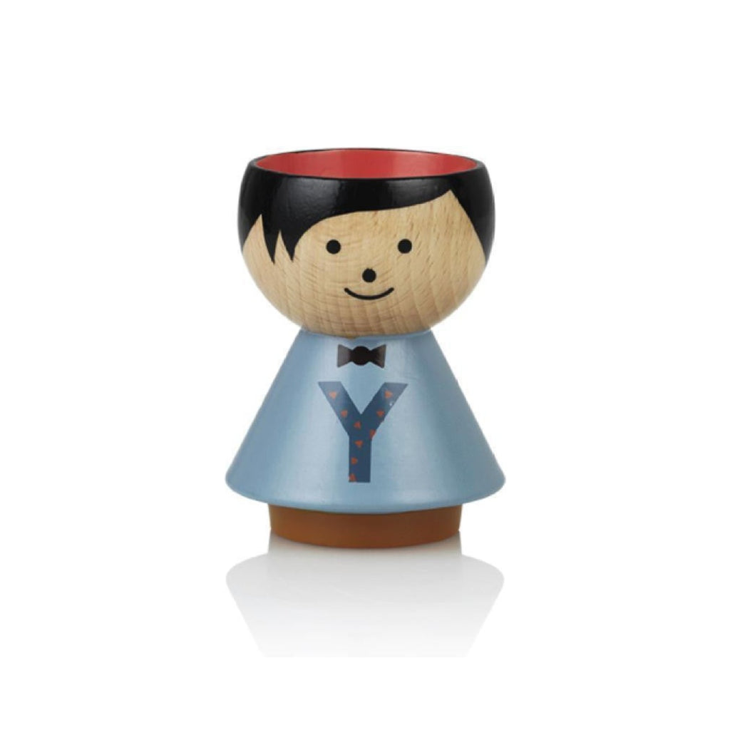Lucie Kaas Bordfolk A Z Egg Cup, Boy Y