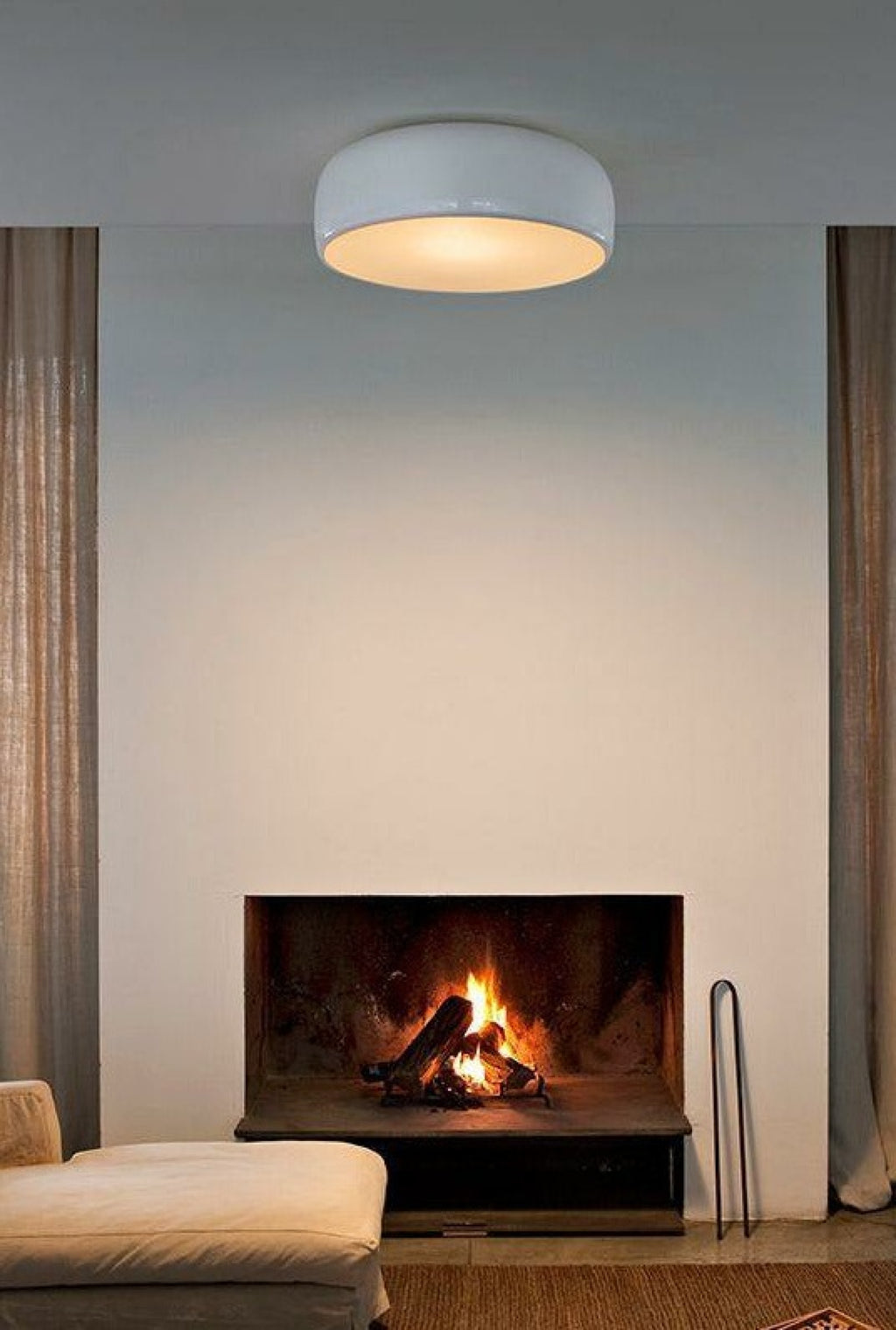 Flos Smithfield Pro C Ceiling Lamp, White