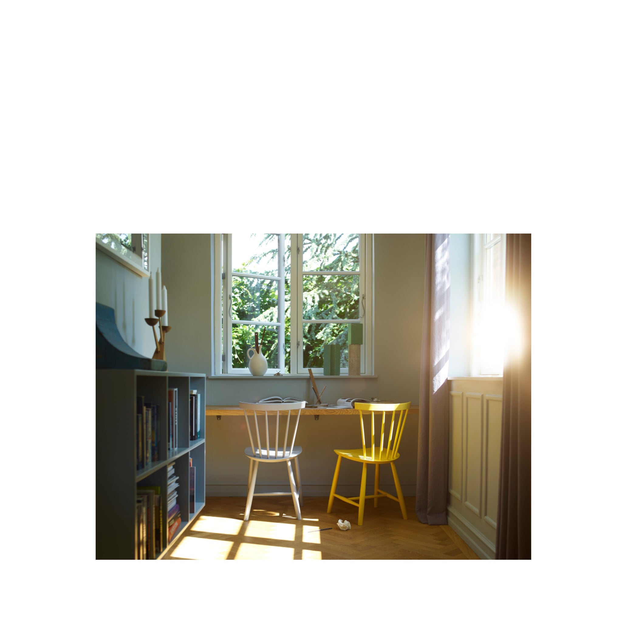 Fdb Møbler Poul M. Volther J46 Chair Nordic Swan Ecolabel Beech, Yellow