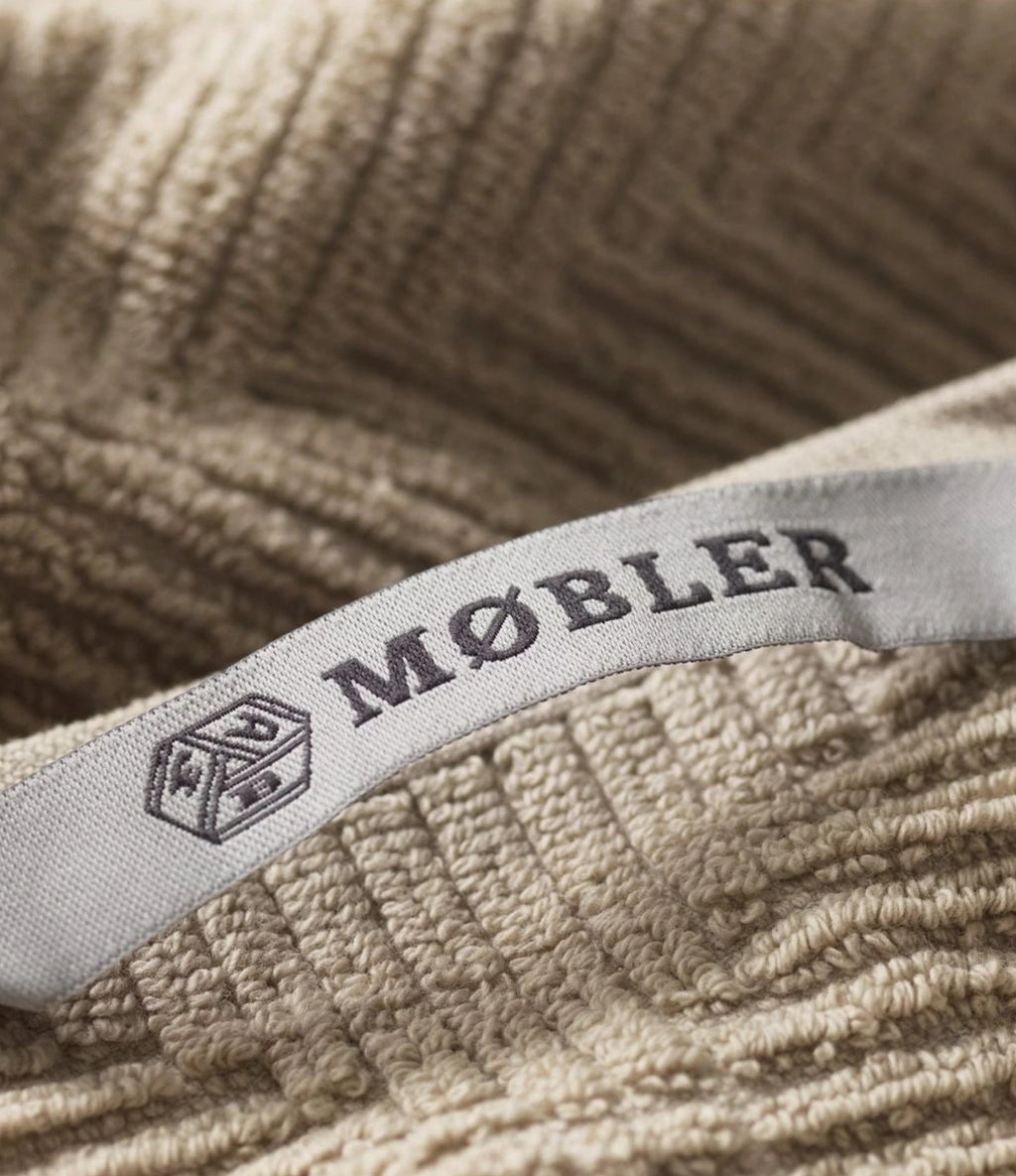 Fdb Møbler Kirkeby Bath Towel 2 Pcs., Beige