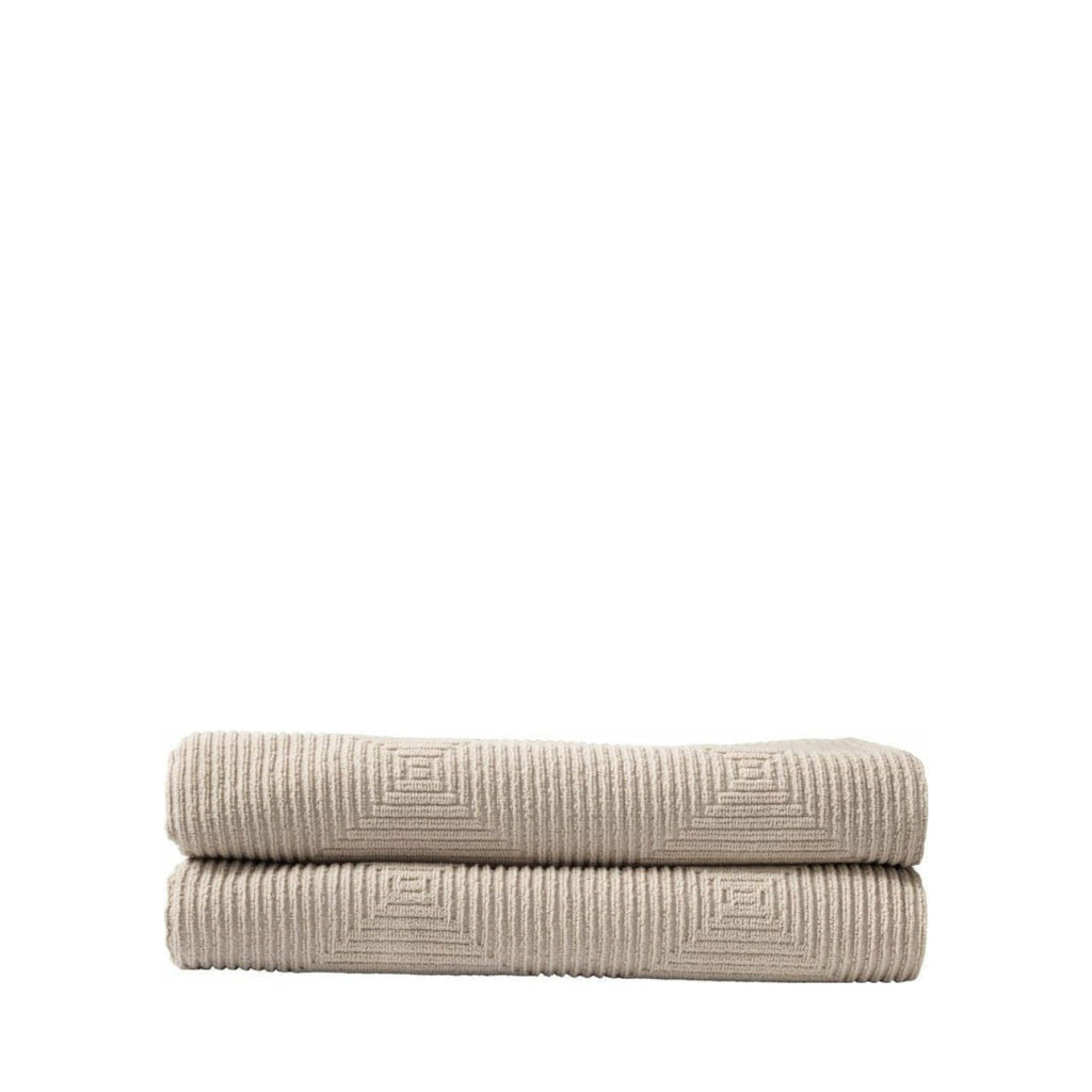 Fdb Møbler Kirkeby Bath Towel 2 Pcs., Beige