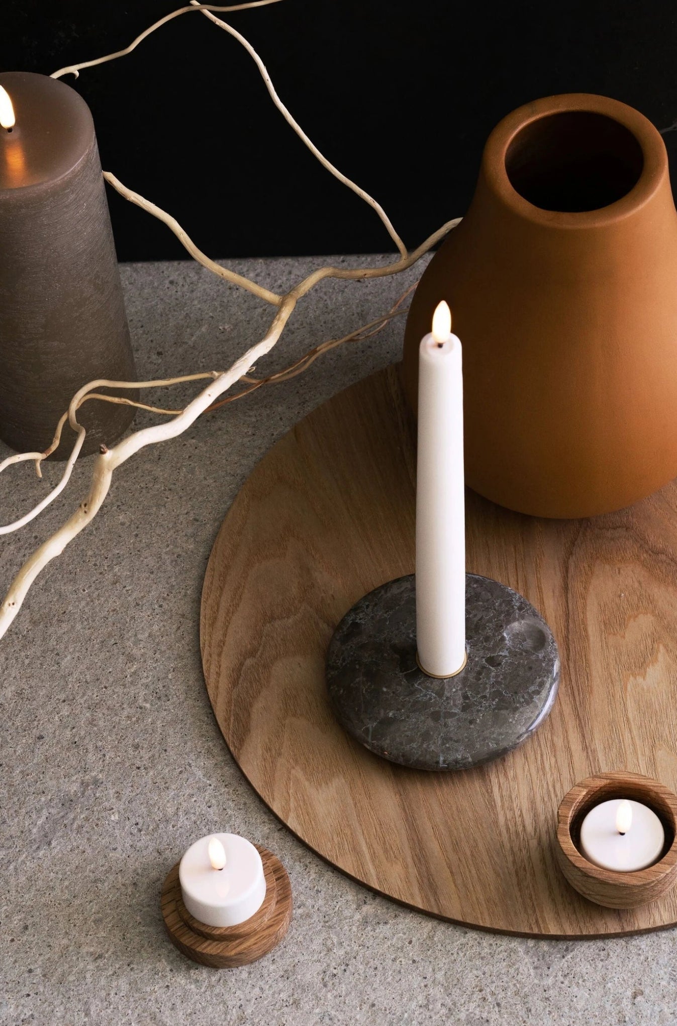 Uyuni Lighting Chamber Candle Holder ø 11,6 Cm, Black