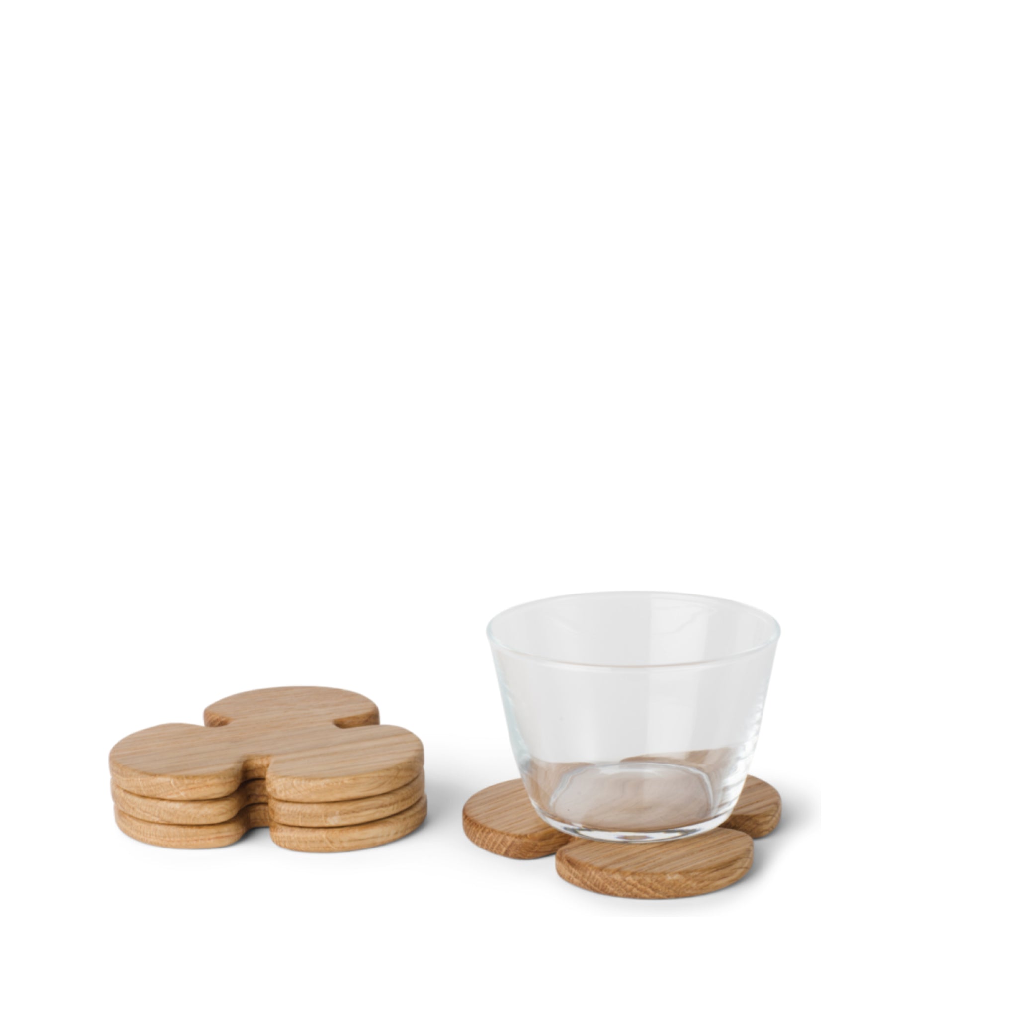 Spring Copenhagen Double Up Glass 2 Pcs., Clear/transparent