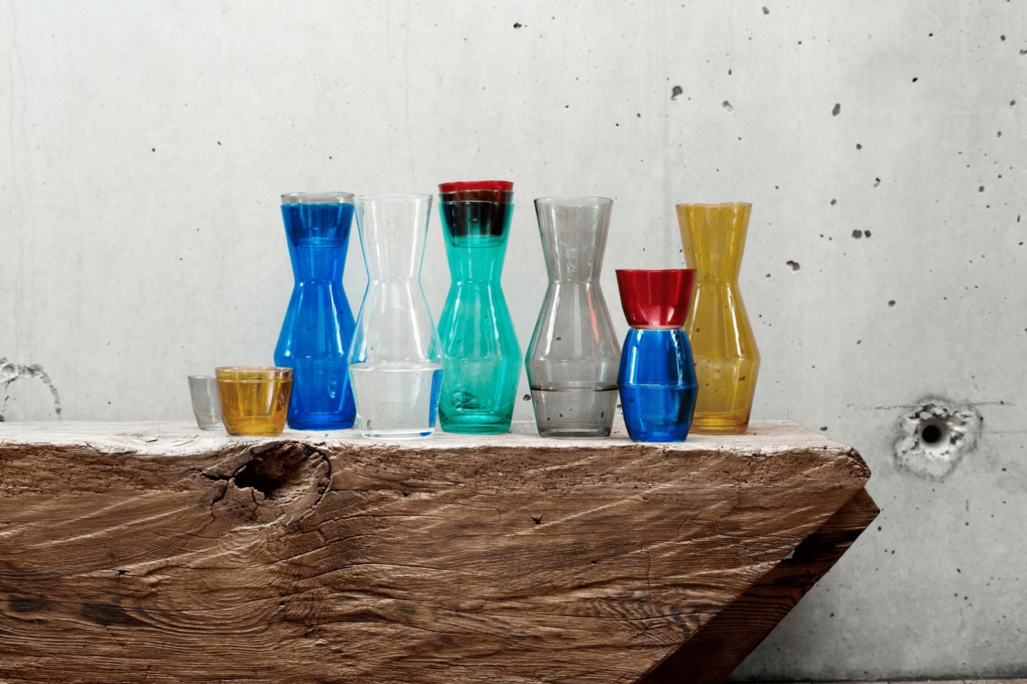 Spring Copenhagen Double Up Glass 2 Pcs., Clear/transparent