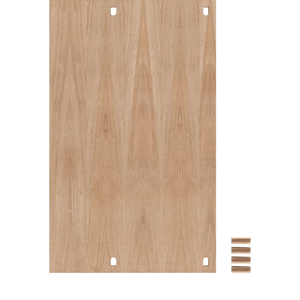 Transform Your Space with Moebe Oak Wall Shelving Desk - 85 cm