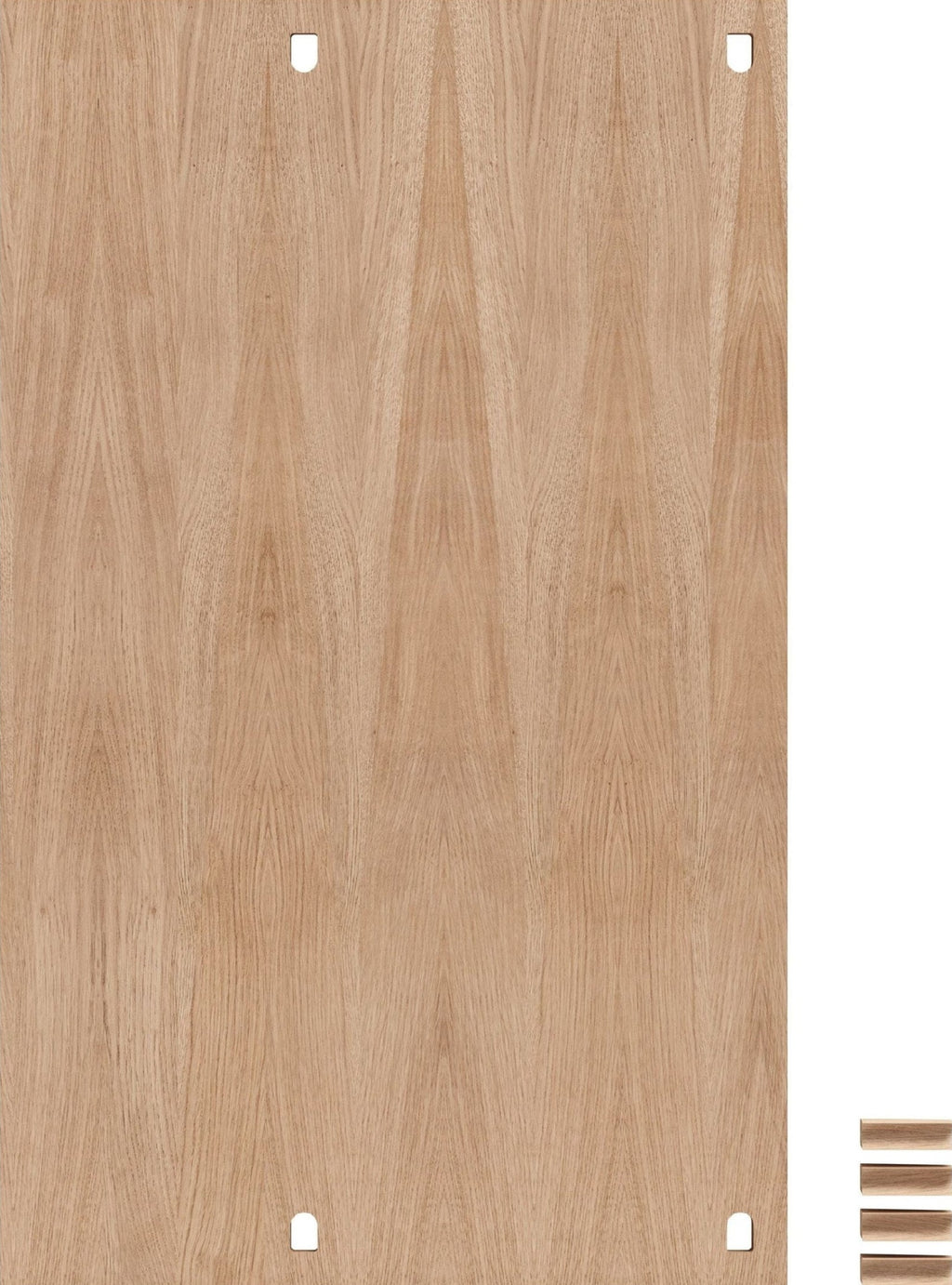 Transform Your Space with Moebe Oak Wall Shelving Desk - 85 cm