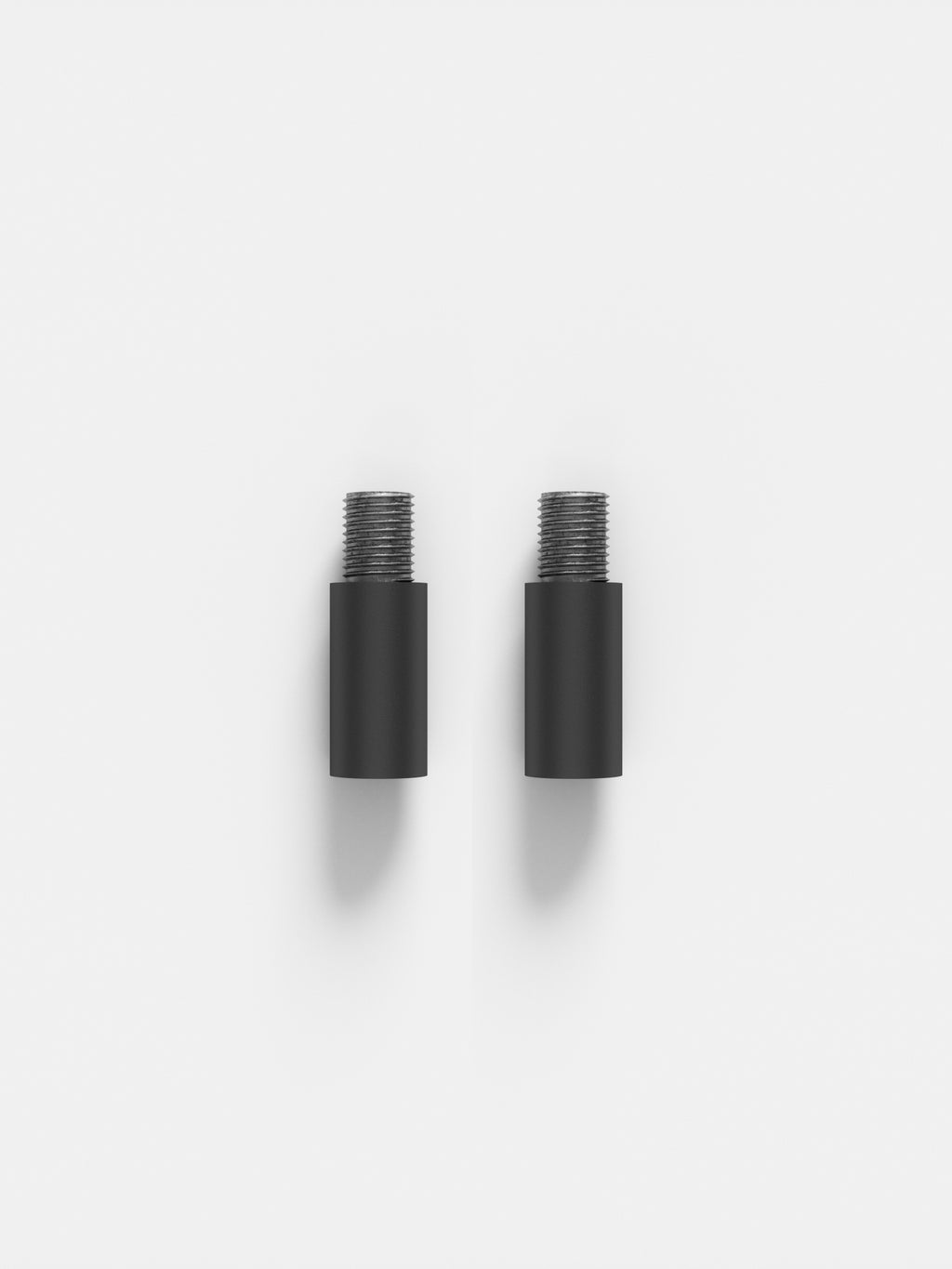 Moebe Black Steel End Bolt for Wall Shelving System - Durable & Sleek