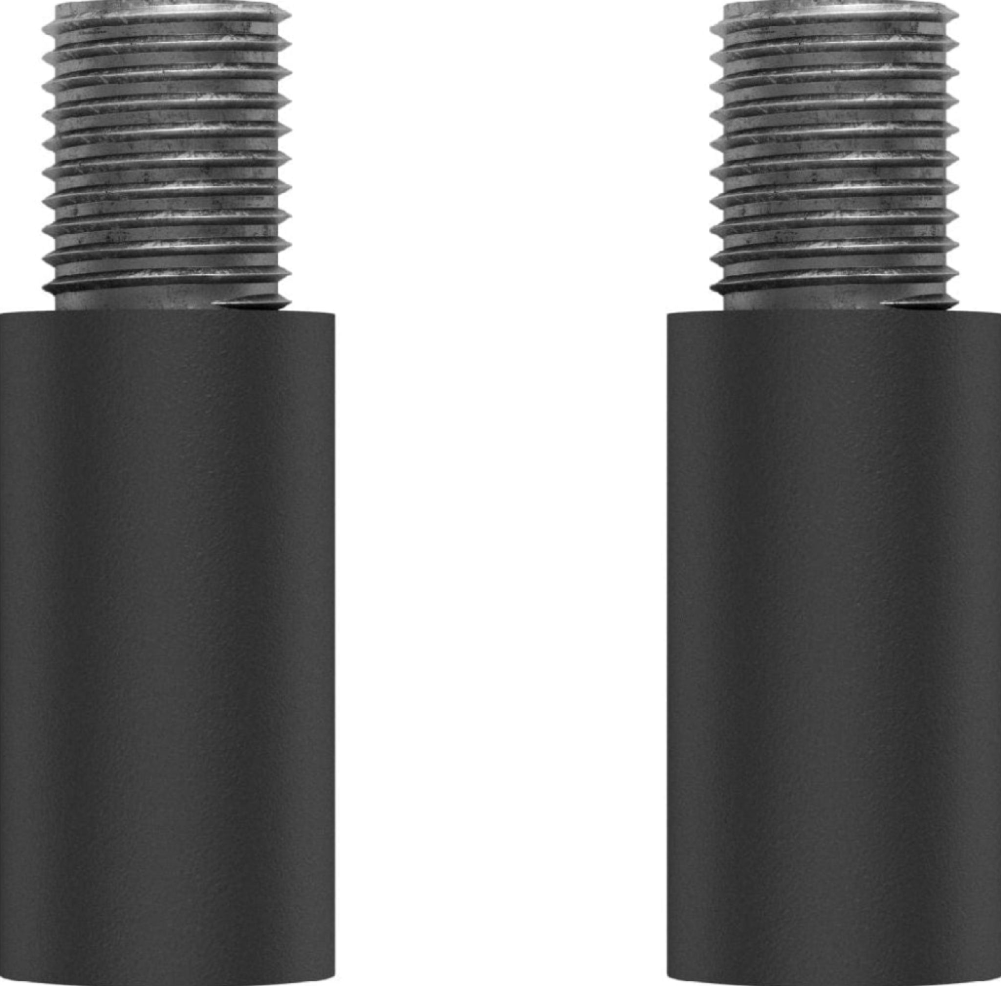 Moebe Black Steel End Bolt for Wall Shelving System - Durable & Sleek