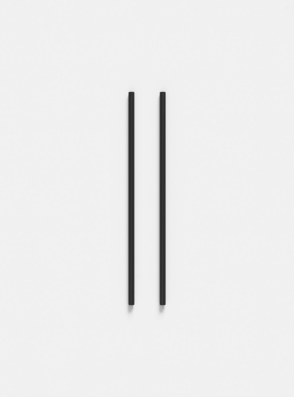 Moebe Black Steel Wall Shelving System - Customizable 65 cm Leg