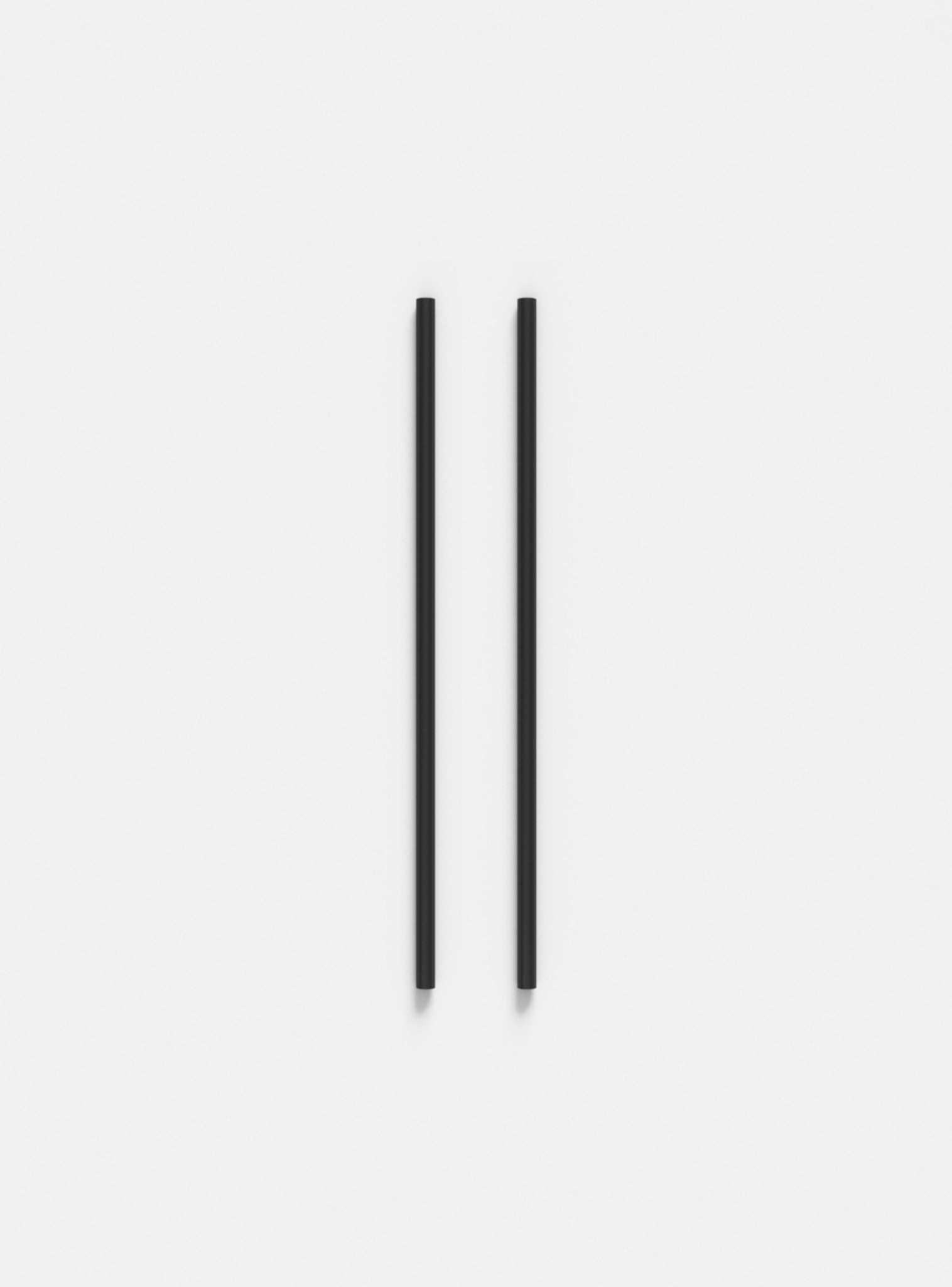 Moebe Black Steel Wall Shelving System - Customizable 65 cm Leg