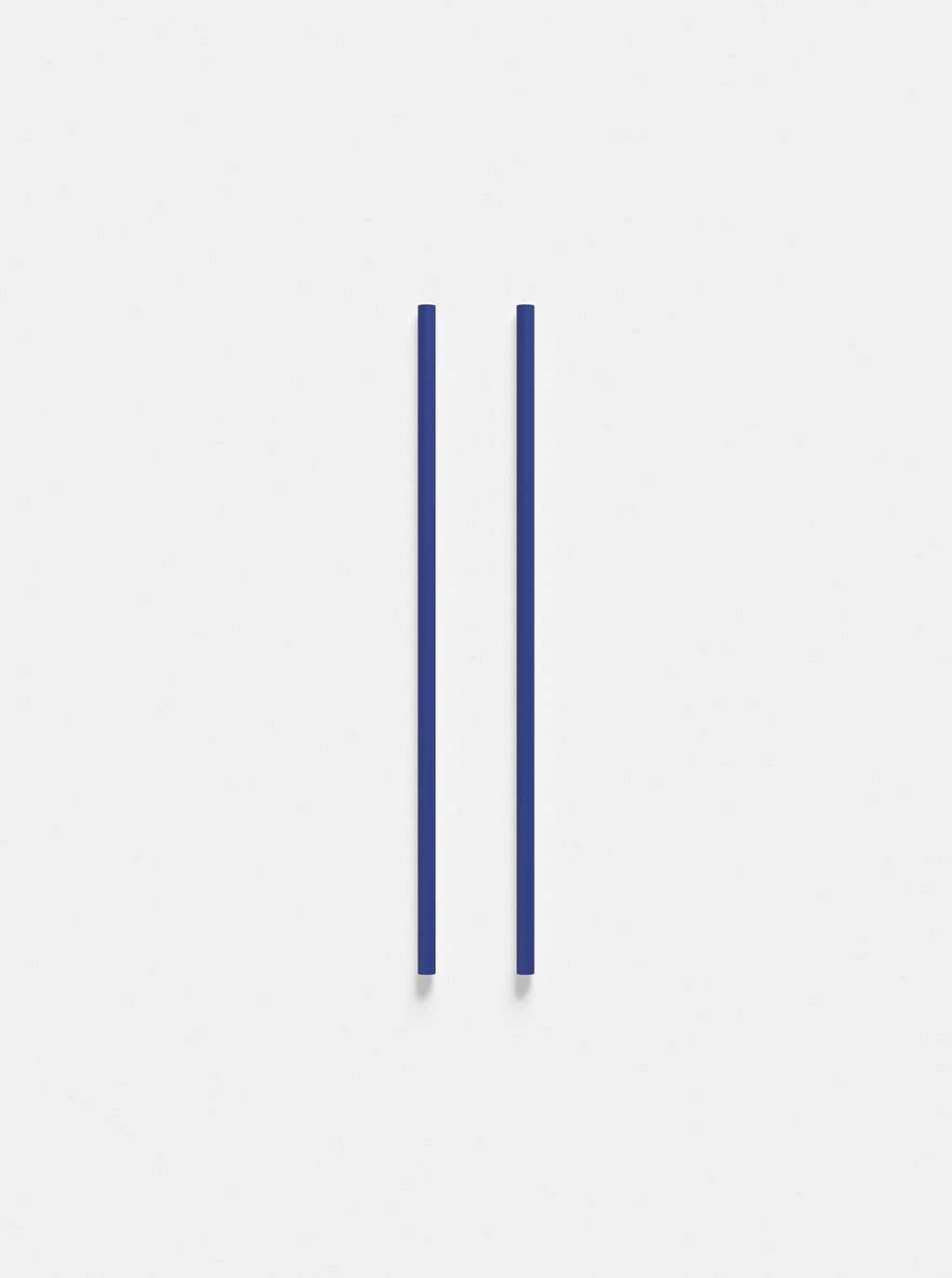 Moebe Deep Blue Wall Shelving System - 65 cm Steel Base Set