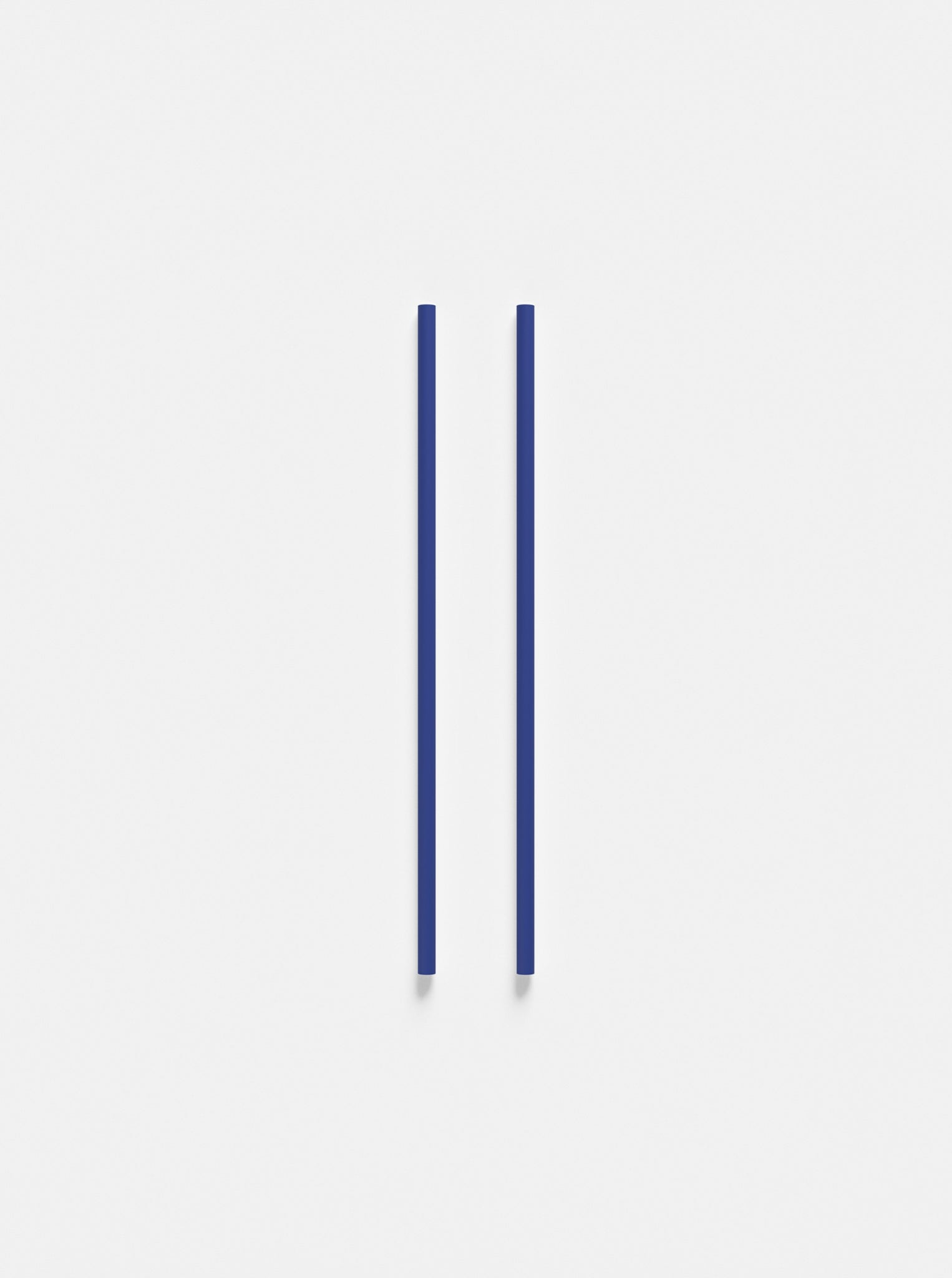 Moebe Deep Blue Wall Shelving System - 65 cm Steel Base Set