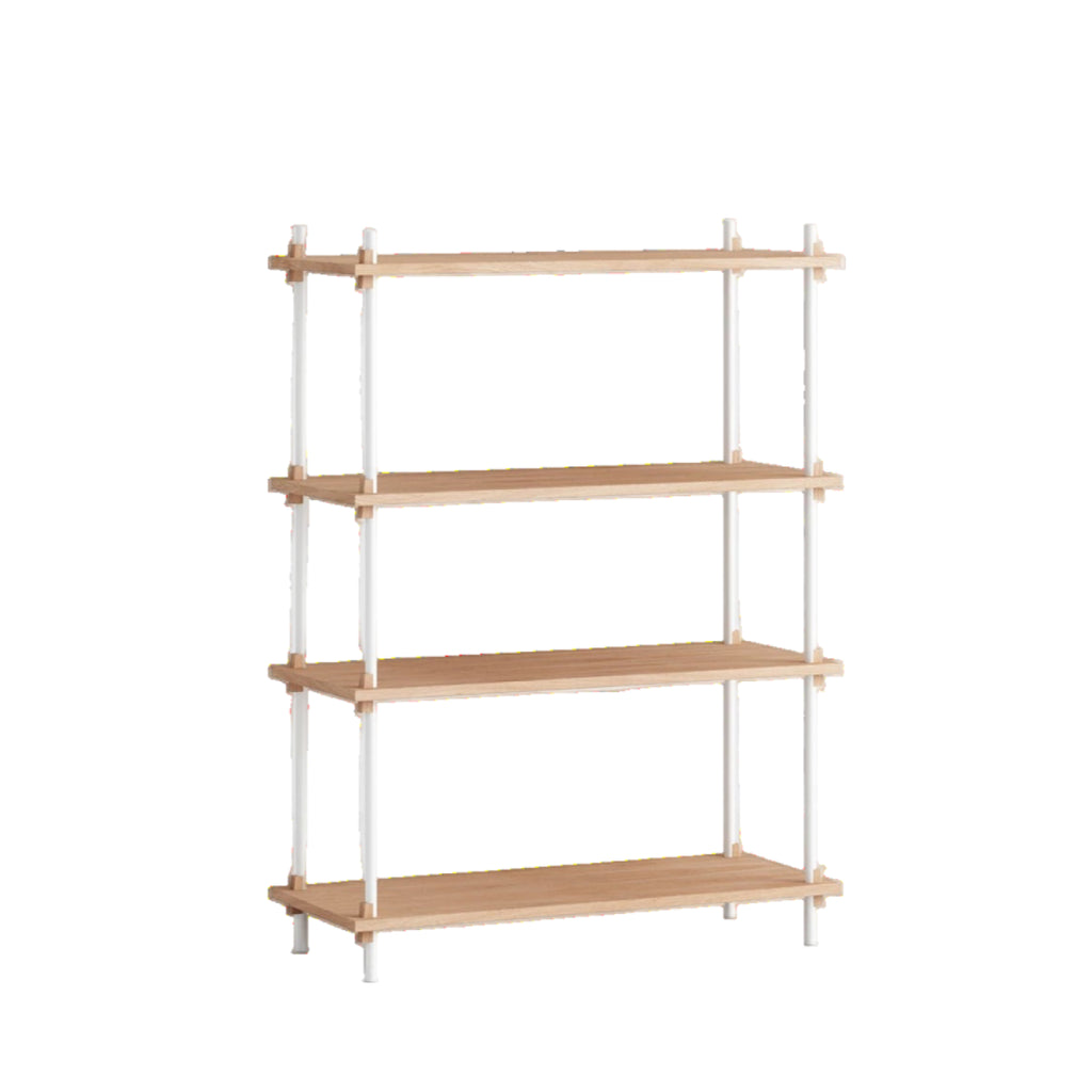Customizable Moebe Shelving System in Oak/White - Versatile & Stylish