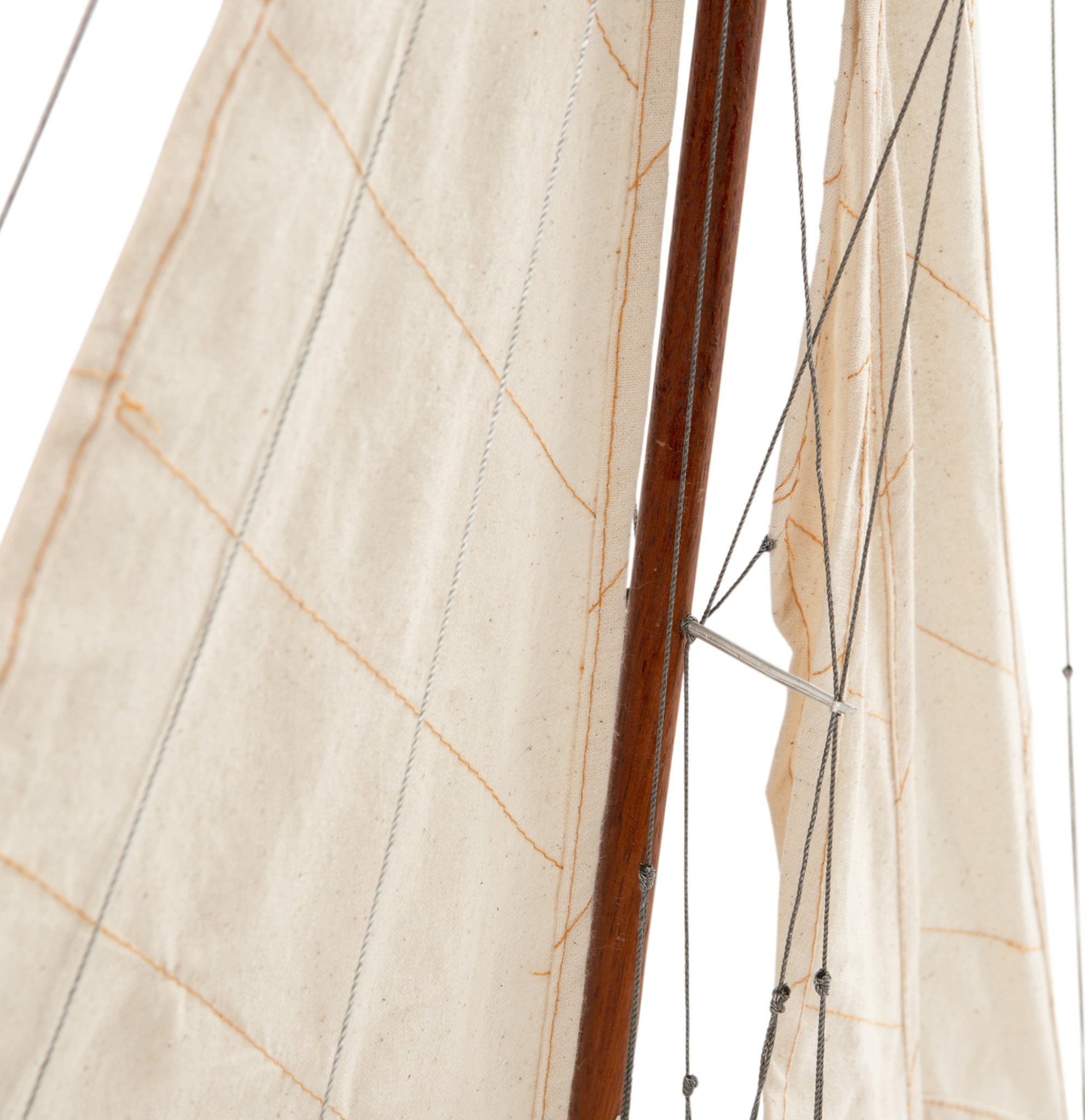 Authentic Models Endeavour L60 Sailing Ship Model, Red/white