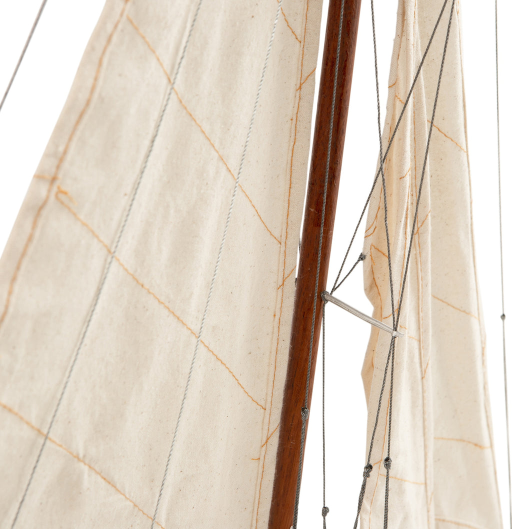 Authentic Models Endeavour L60 Sailing Ship Model, Red/white