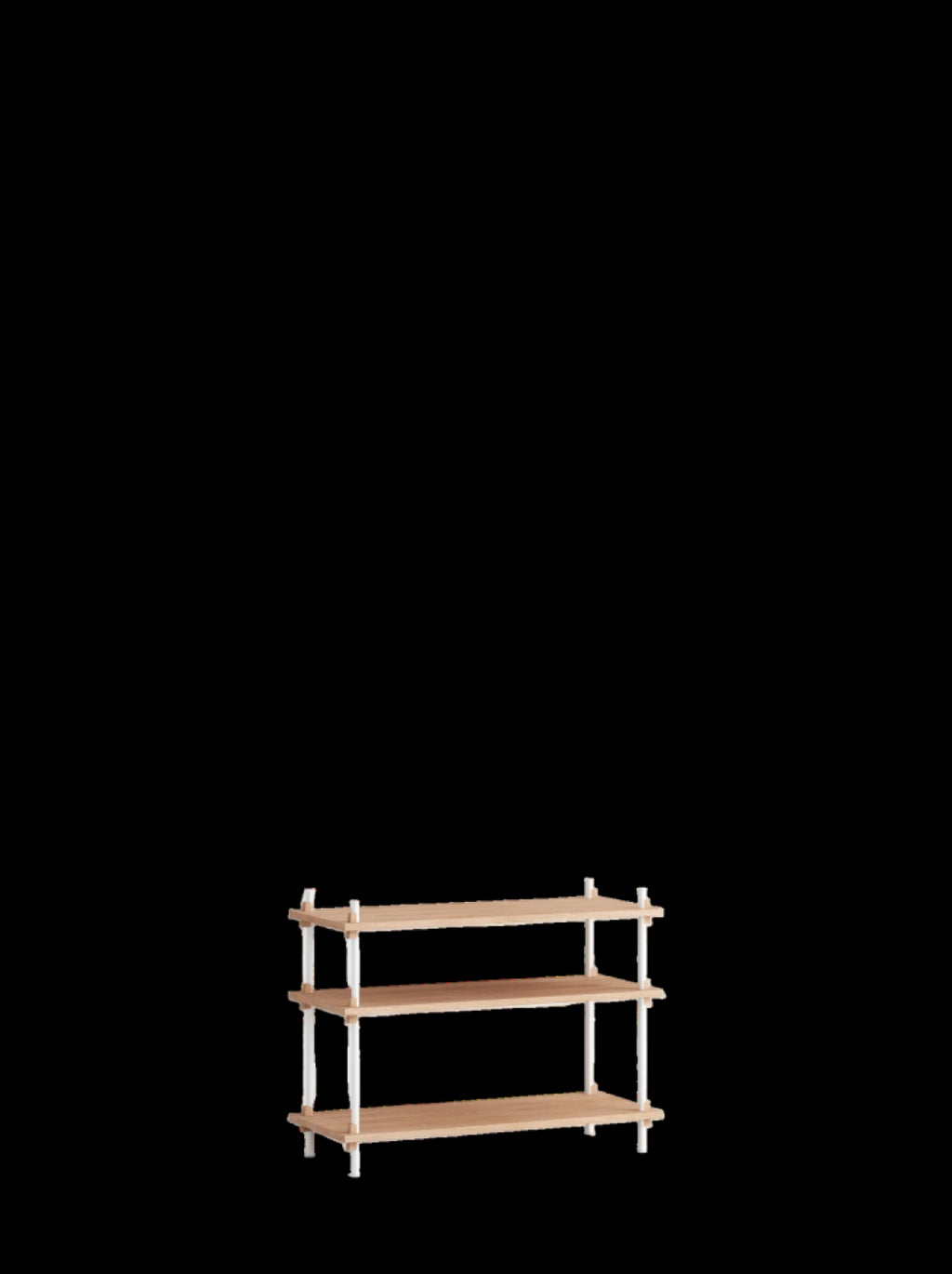 Customizable Moebe Shelving System in Oak/White - Versatile & Stylish