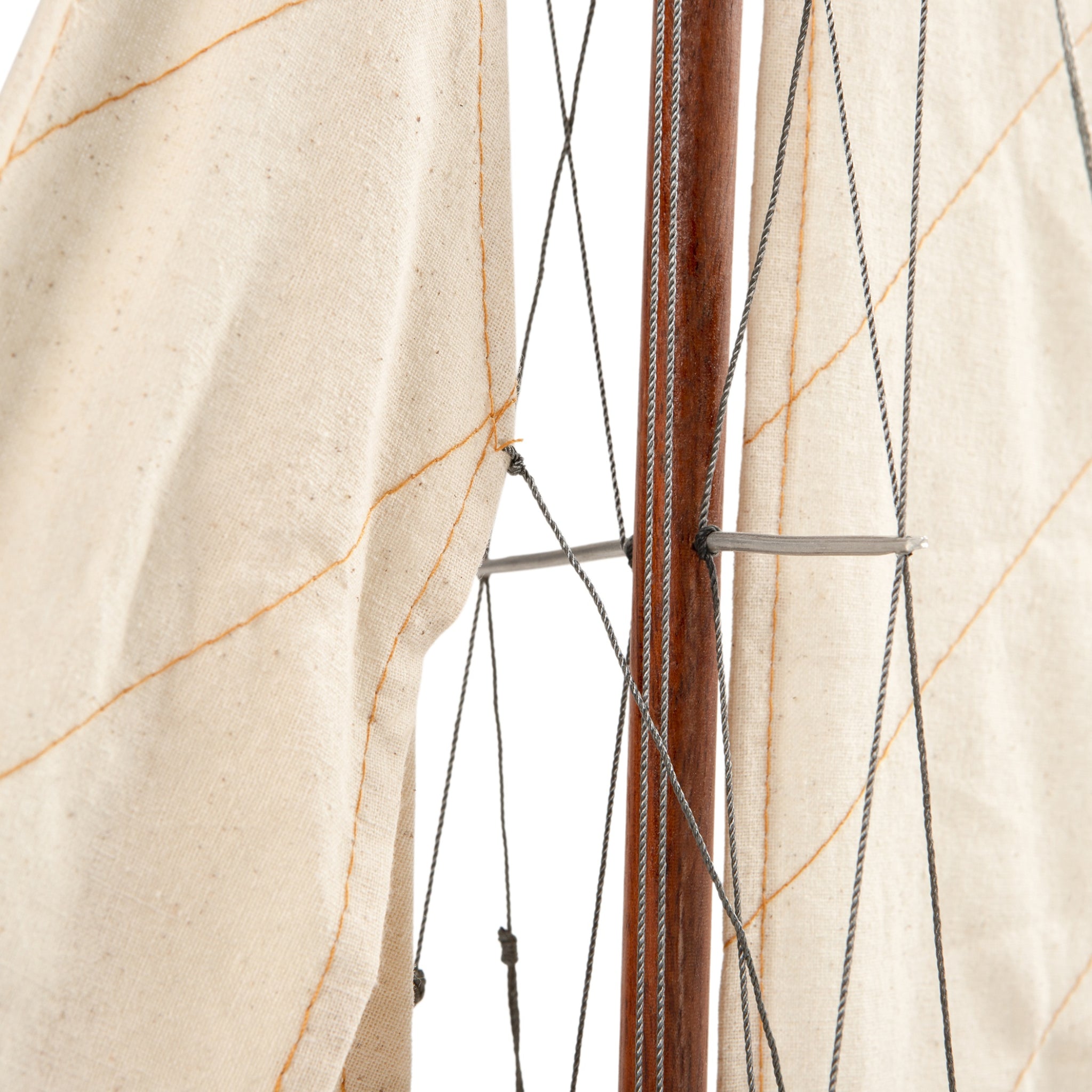 Authentic Models Endeavour L60 Sailing Ship Model, Red/white