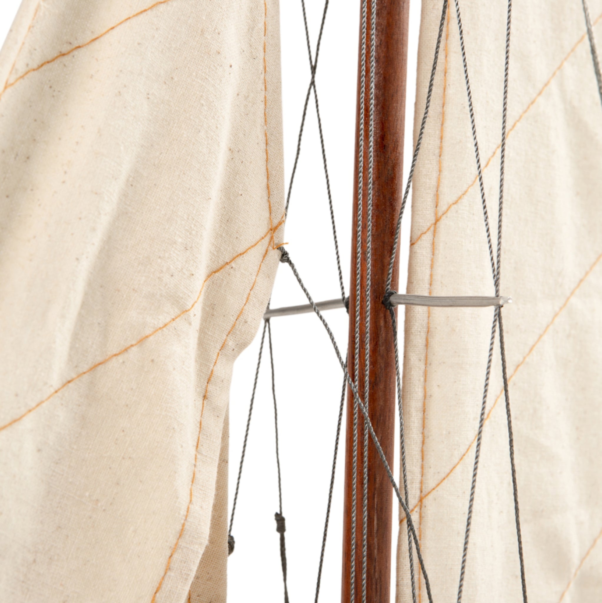 Authentic Models Endeavour L60 Sailing Ship Model, Red/white