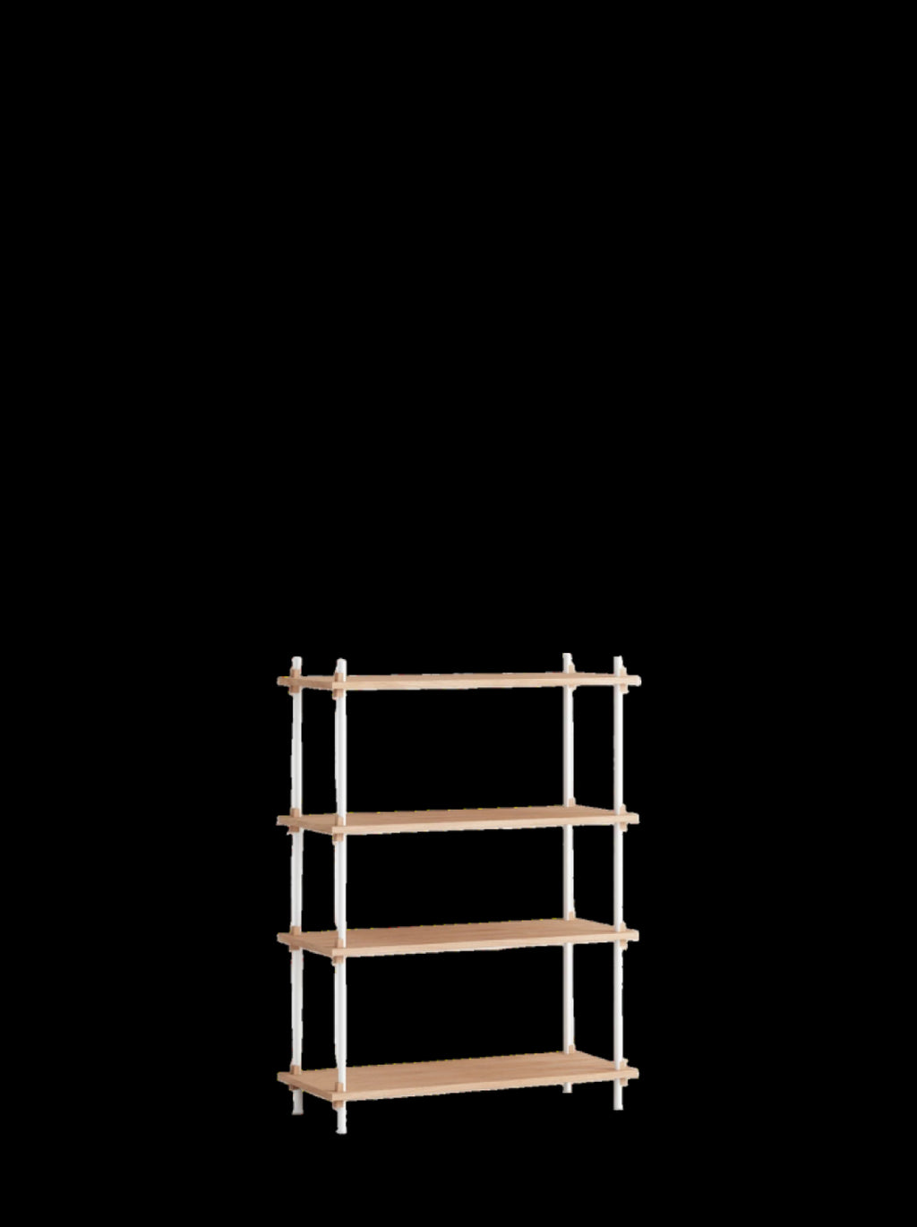 Customizable Moebe Shelving System in Oak/White - Versatile & Stylish