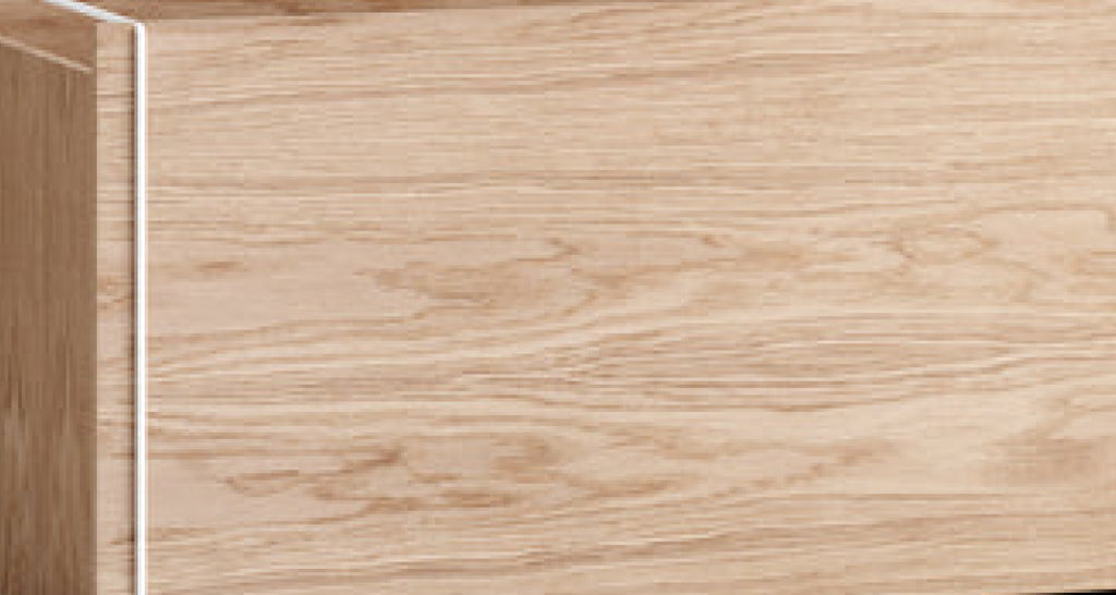 Spacious Moebe Oak/White Storage Box - 47L, Stackable & Easy Assembly