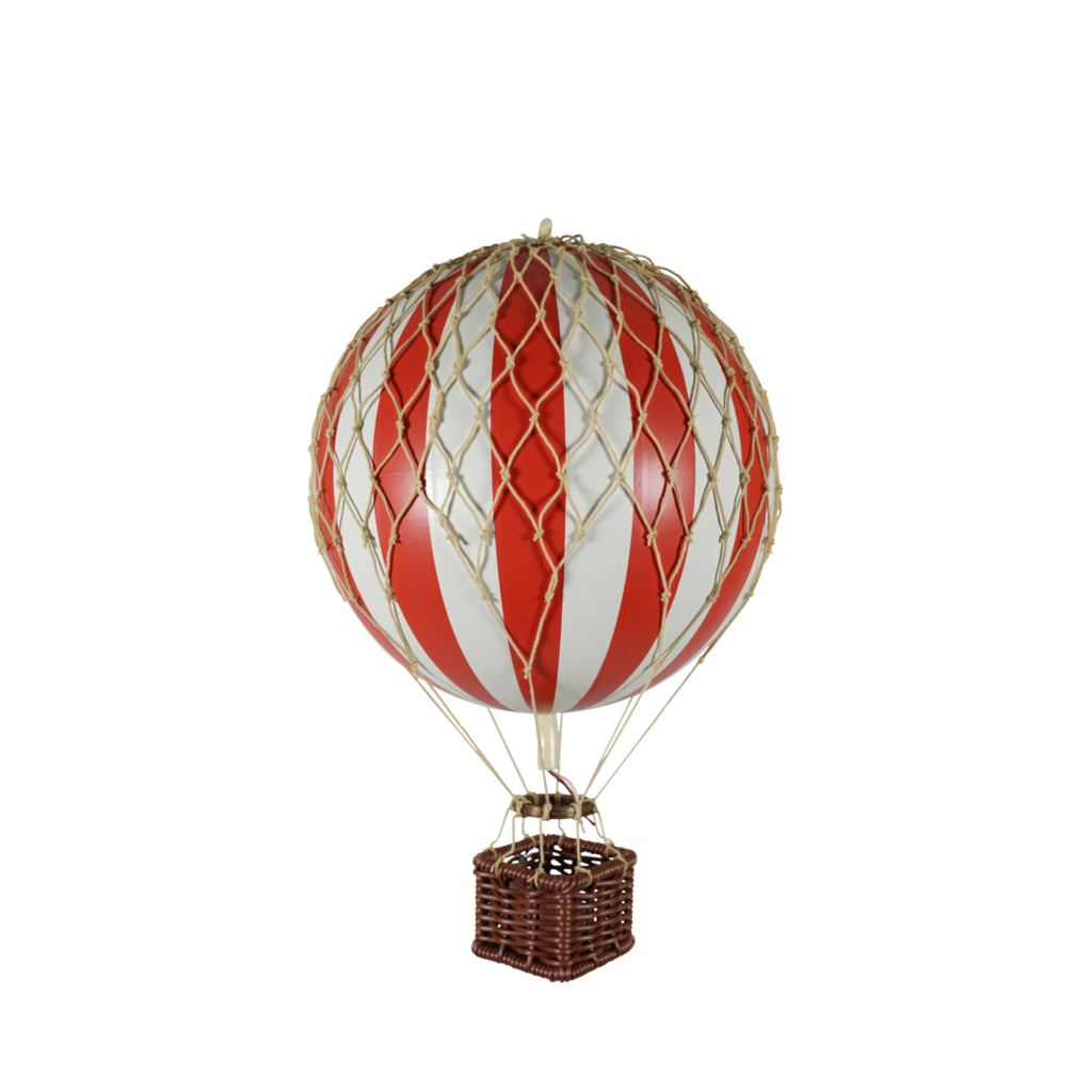 Authentic Models Travels Light Balloon Model, Red/white, Ø 18 Cm