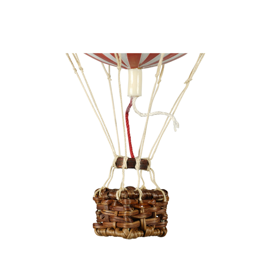 Authentic Models Floating The Skies Balloon Model, Red/white, Ø 8.5 Cm